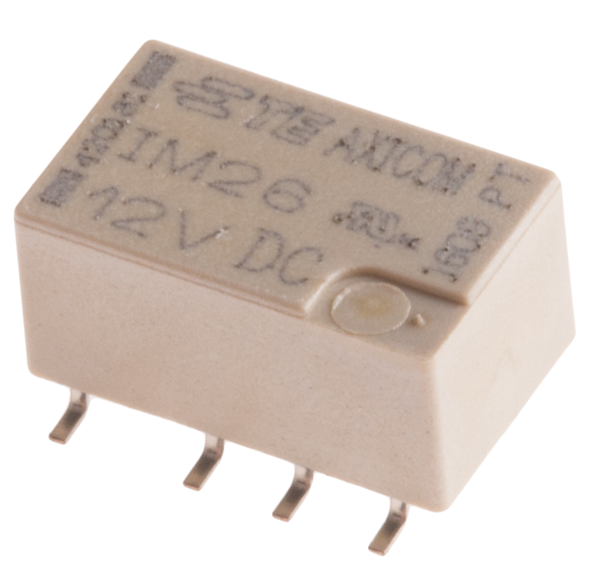 TE Connectivity Surface Mount Signal Relay, 12V dc Coil, 2A Switching Current, DPDT