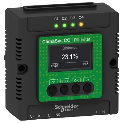 Schneider Electric ClimaSys DIN Rail Temperature Control Module, 80 x 80 x 49.75mm 4 Input, 1 Output 1 Relay, 90