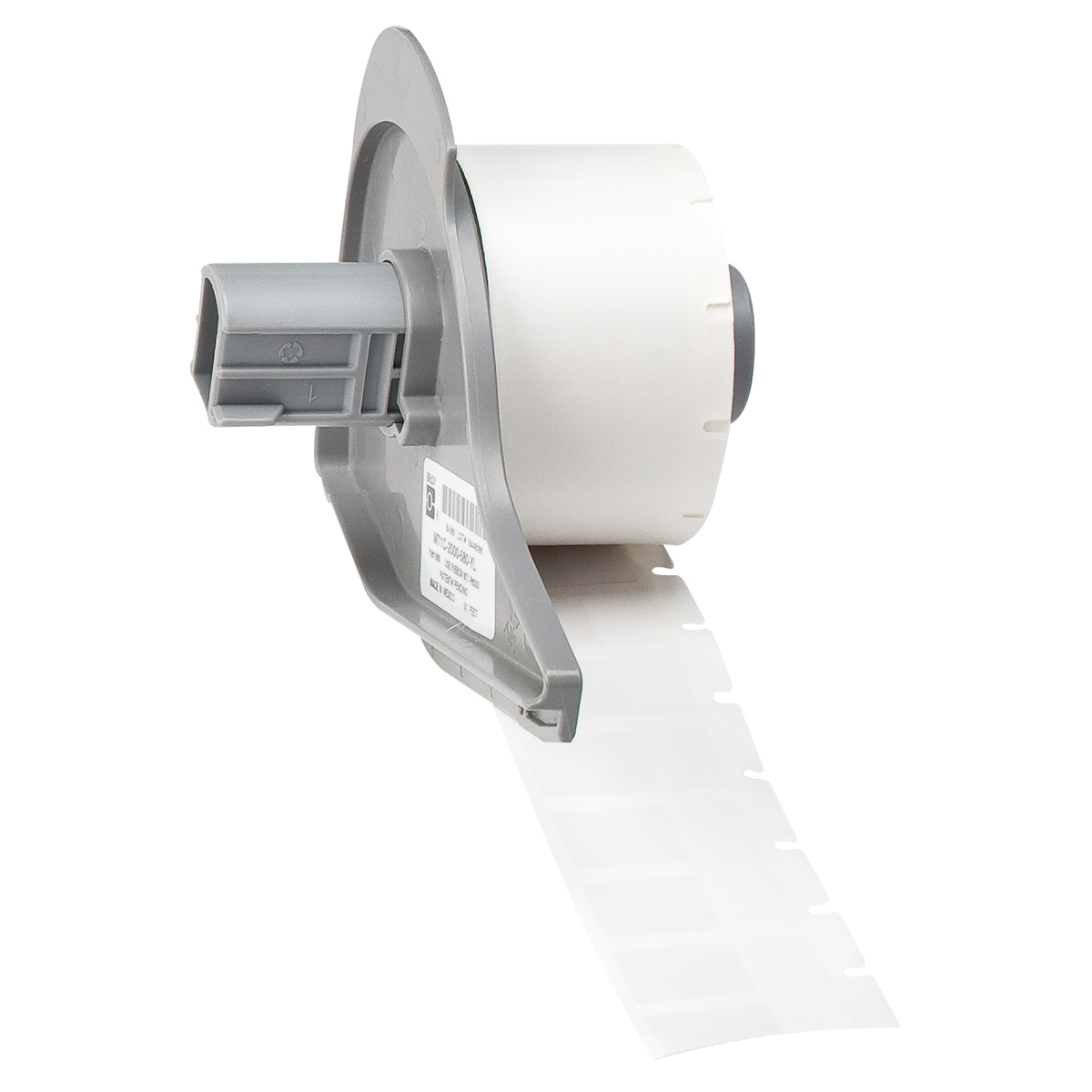 Brady B-427 White, Transparent Label, 12.70mm Width, 9.53mm Height, 500 Qty