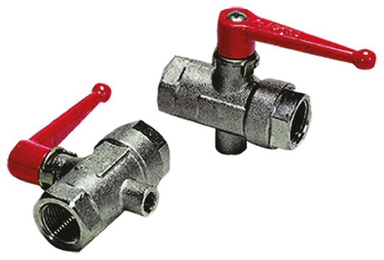 Legris Nickel Plated Brass 2 Way, Ball Valve, Threaded, BSPP 1/4in, 40bar Operating Pressure