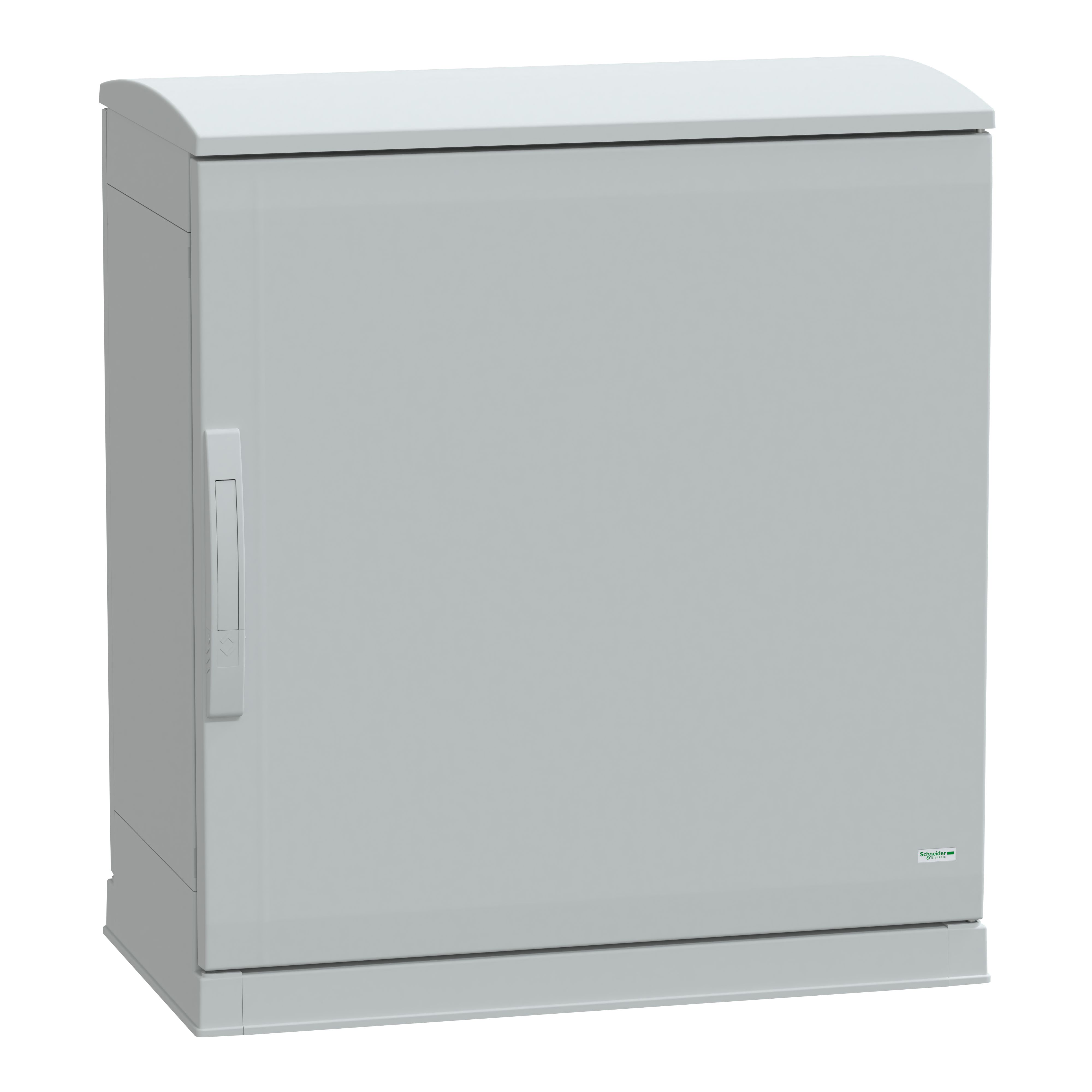 Schneider Electric PanelSeT Series Fibreglass Reinforced Polyester Single-Door-Door Floor Standing Enclosure, Opaque