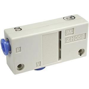 SMC Vacuum Generator, 1.8mm nozzle , -90kPa 76L/min, ZH series