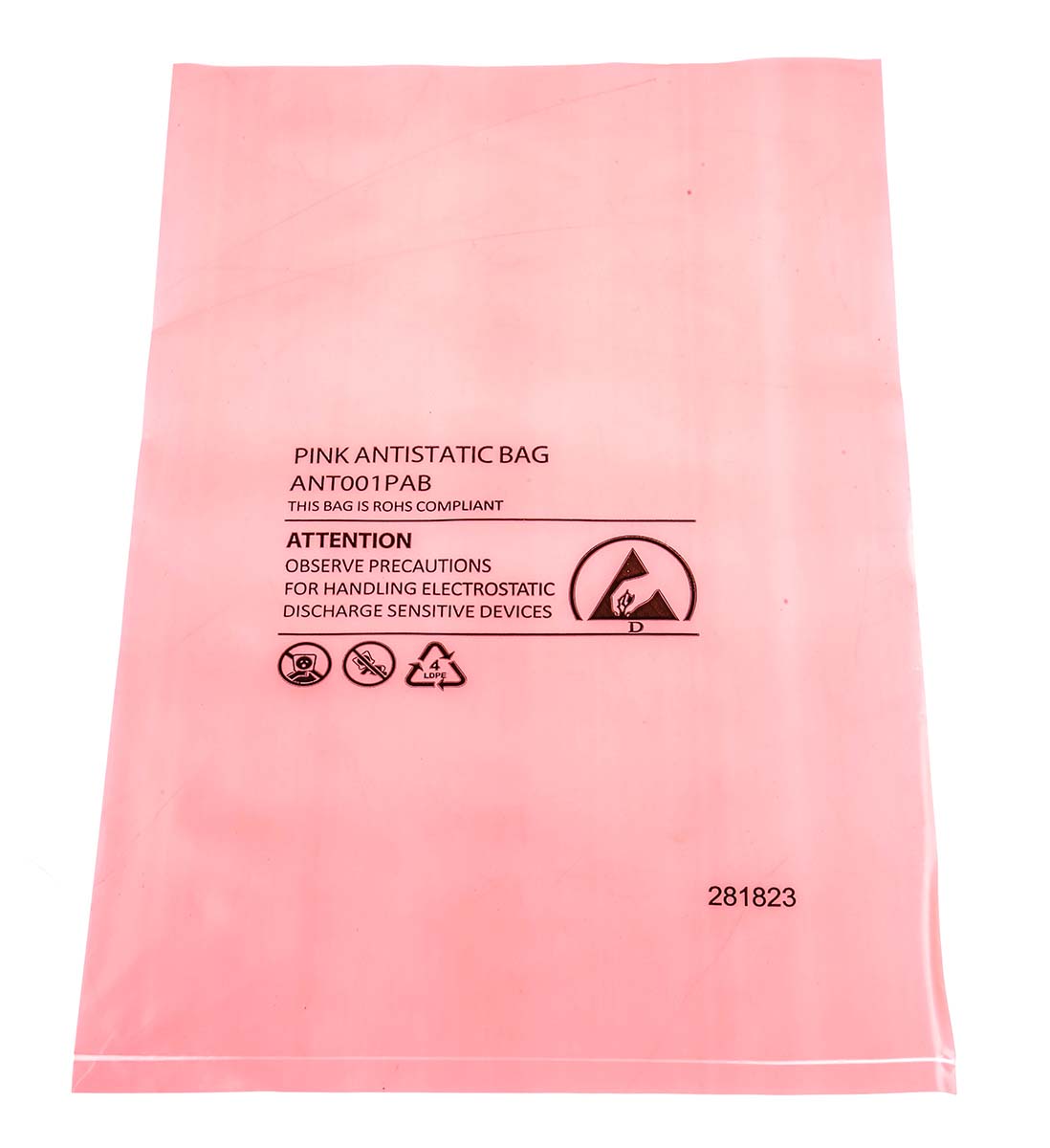 RS PRO Anti Static Bag 205mm(W)x 305mm(L)