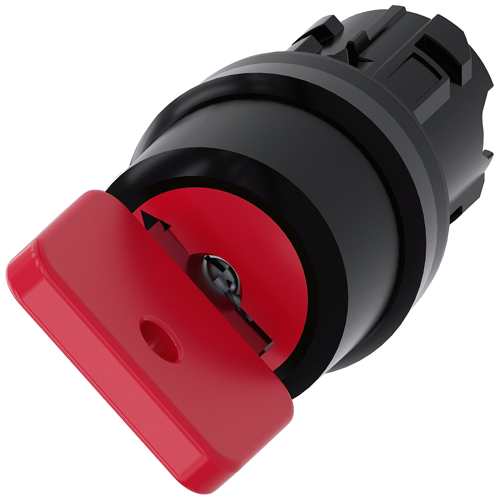 Siemens SIRIUS ACT 3SU10 2-position Key Switch Head, Momentary, 22mm Cutout