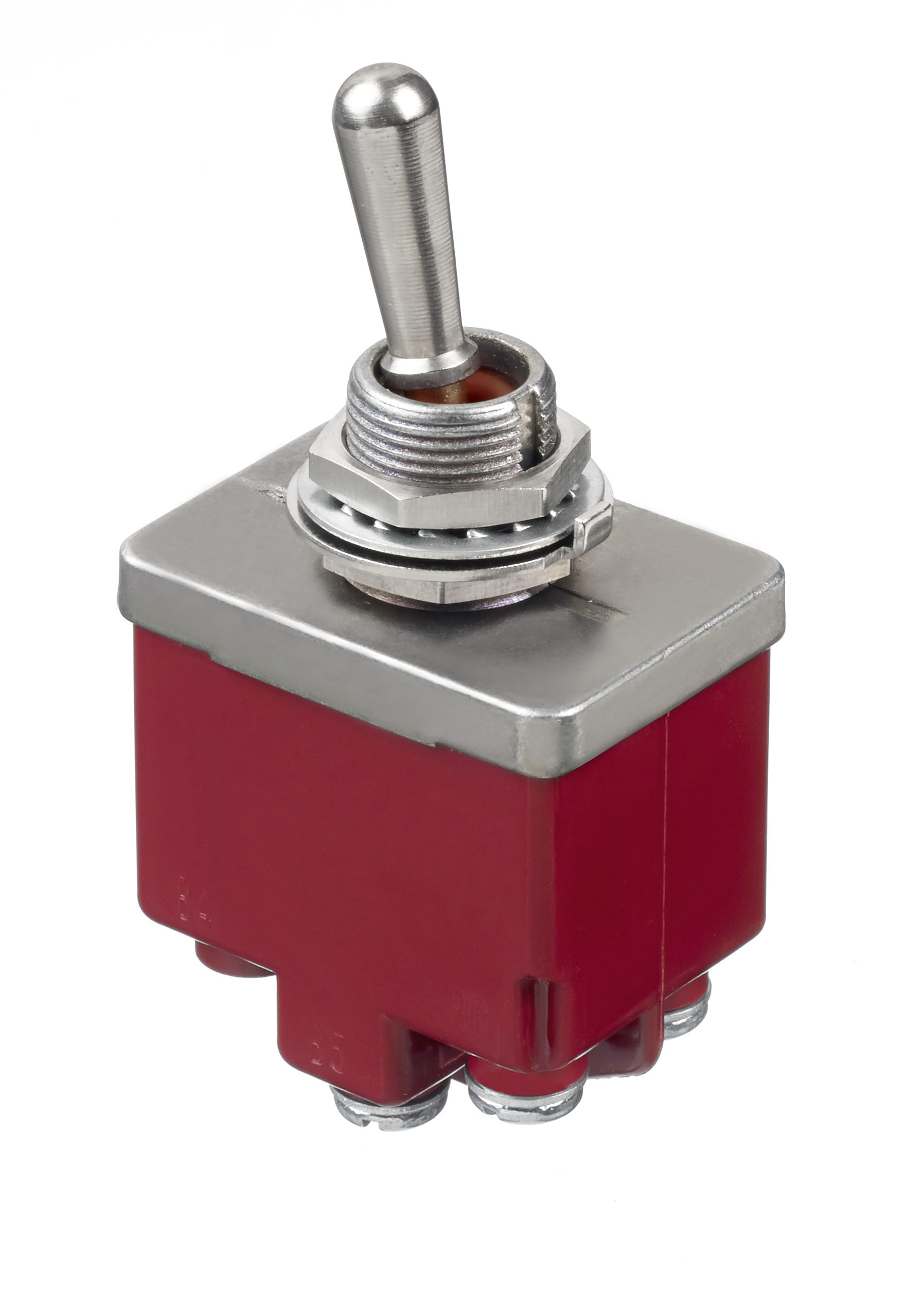 APEM Toggle Switch, Panel Mount, On-Off, DPST, Screw Terminal, 28V