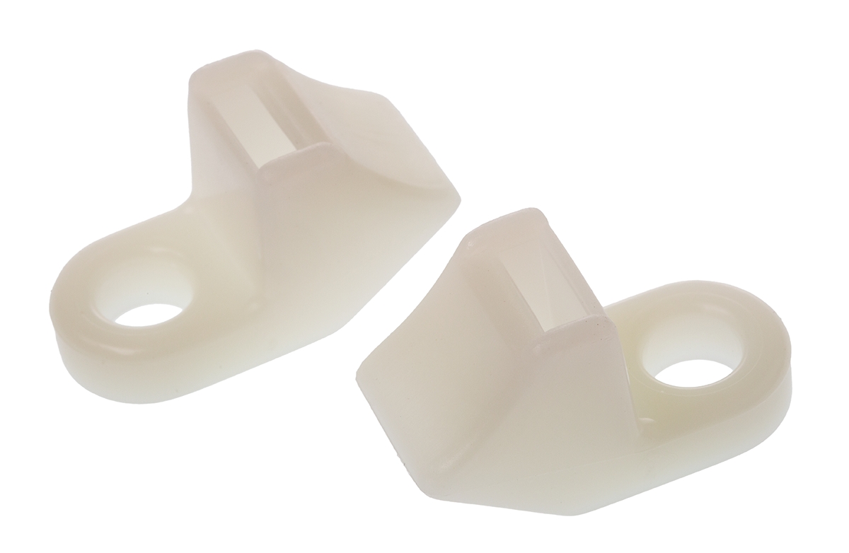 HellermannTyton Self Adhesive Natural Cable Tie Mount 12.5 mm x 27.3mm, 8mm Max. Cable Tie Width