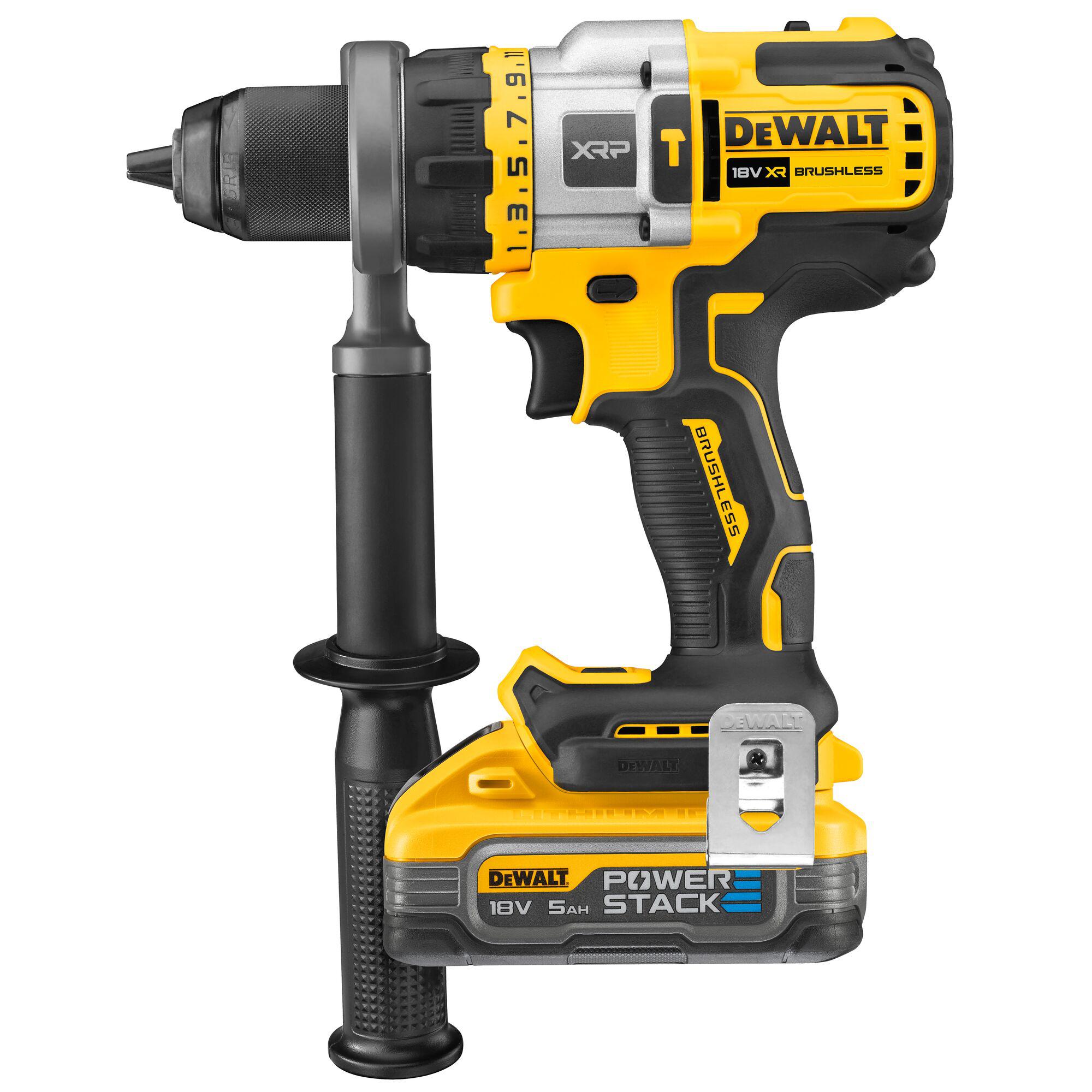 DeWALT XR 3 Speed Ratcheting 18V Cordless Hammer Drill Li-Ion, Type G - British 3-Pin