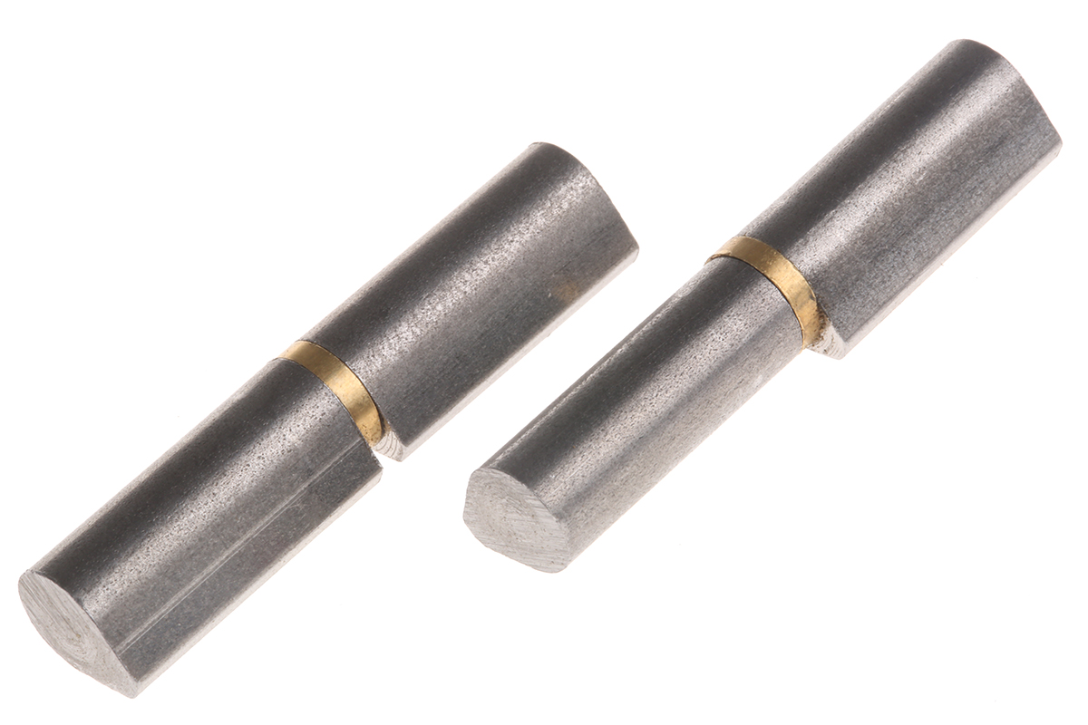 Pinet Steel Bullet Hinge, Weld-on Fixing, 45mm x 10mm
