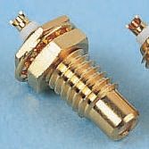 Telegartner, Plug Through Hole SMC Connector, 50Ω, Solder Termination, Right Angle Body