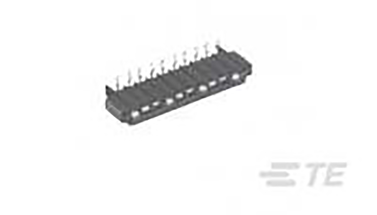 TE Connectivity, TRIOMATE, 6-520314 2.54mm Pitch 10 Way Right Angle Female FPC Connector, Solder