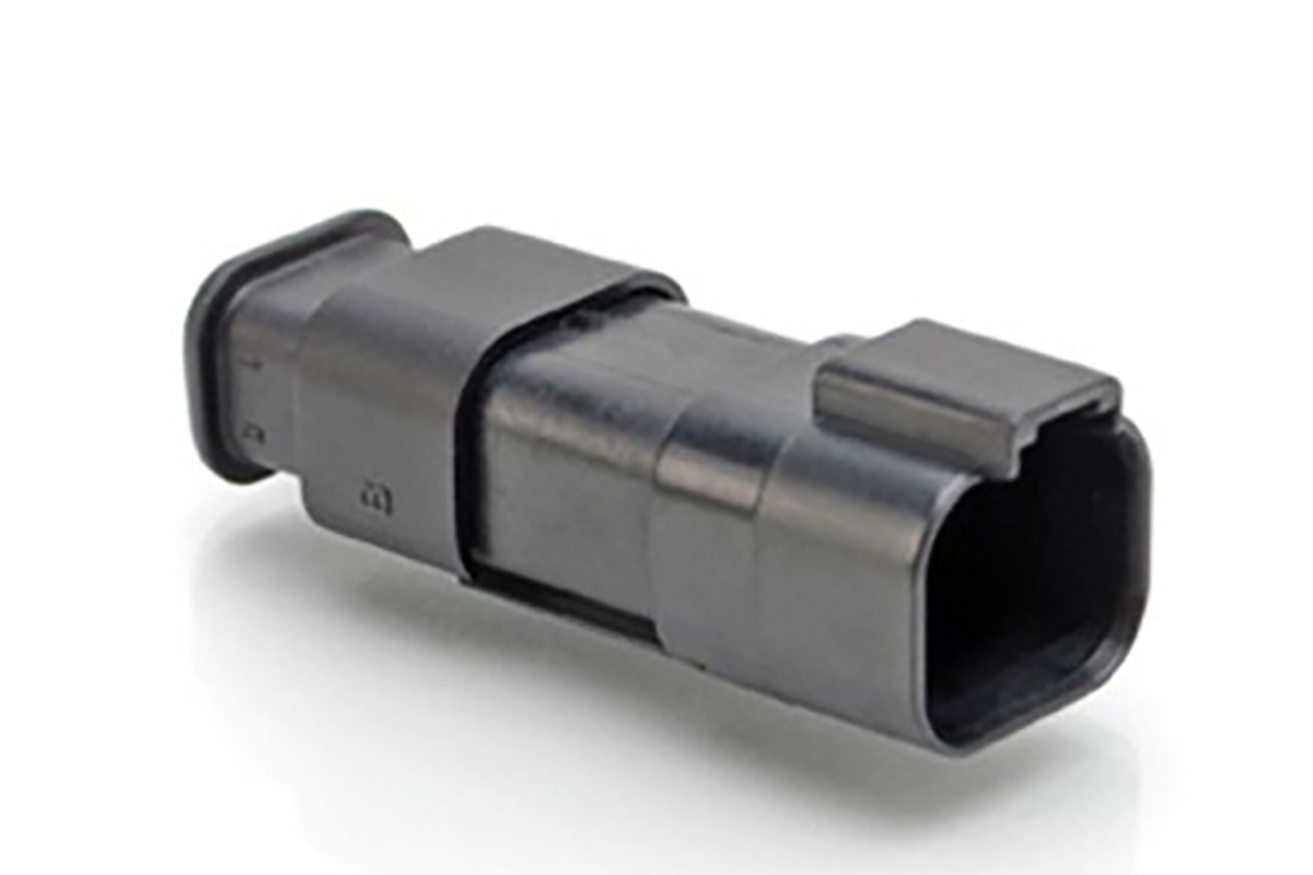 Amphenol Industrial, AT Automotive Connector Socket Black Cable Mount 4 Way, Crimp Termination AT04-4P-SR01BLK