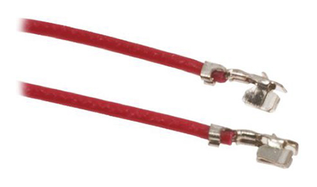 HARWIN Female M40 to Unterminated Crimped Wire, 150mm, 0.08mm², Red