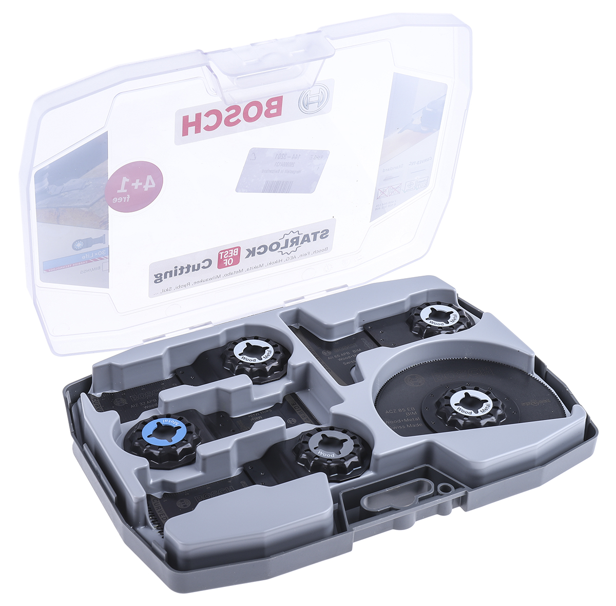 Bosch 5-Piece Oscillating Blade Set for use with Oscillating Multi Tool