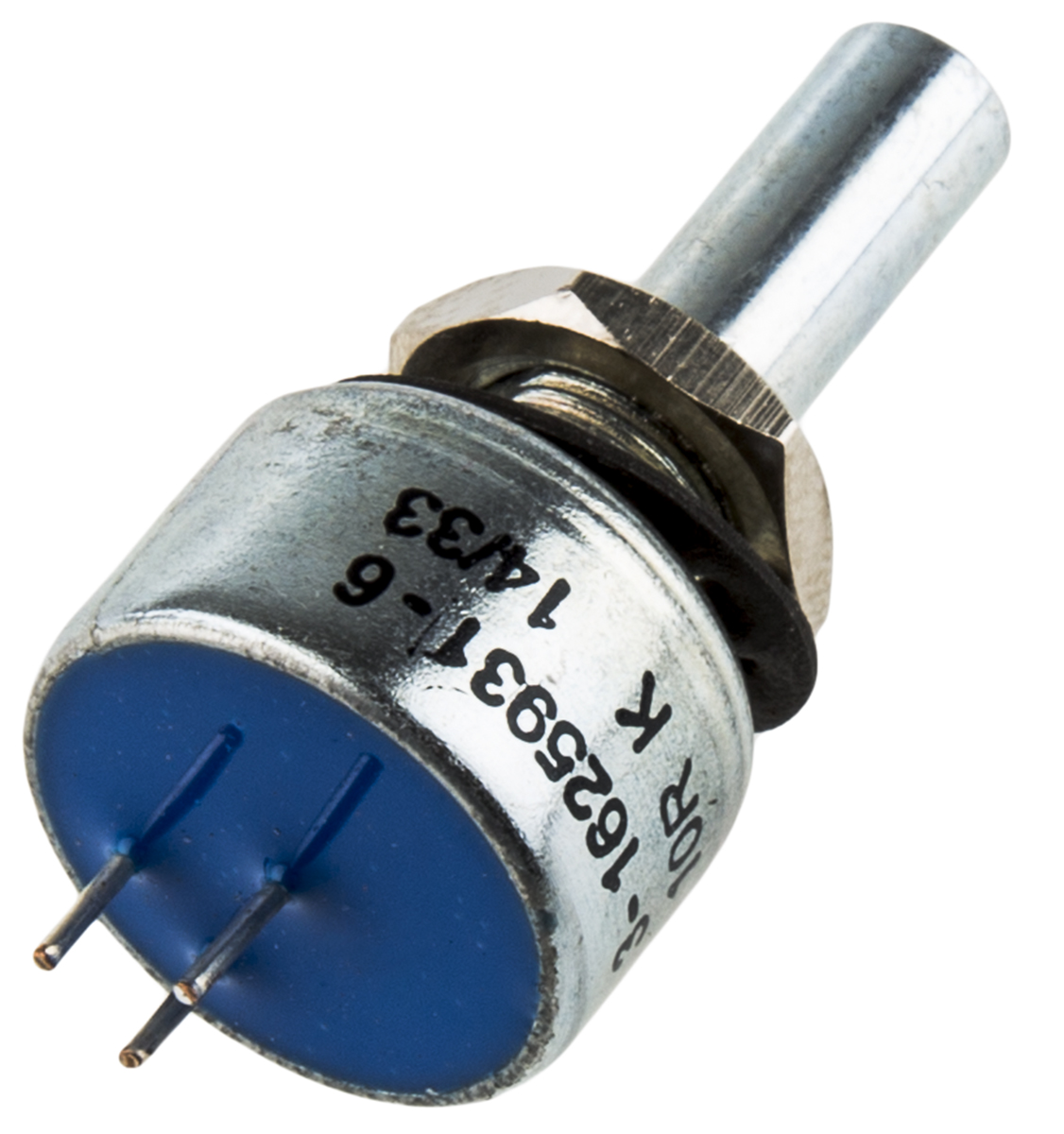 TE Connectivity M 10Ω Rotary Potentiometer 1-Gang, Panel Mount (Through Hole), 404802692043