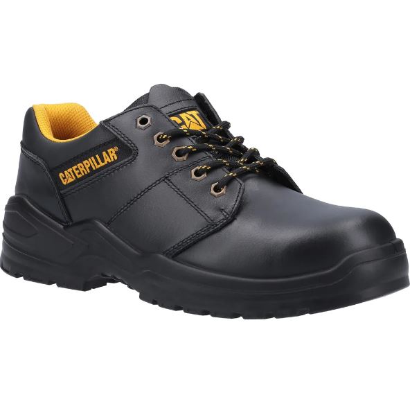CAT P724923 Unisex Black Steel Toe Capped Safety Shoes, UK 7, EU 41