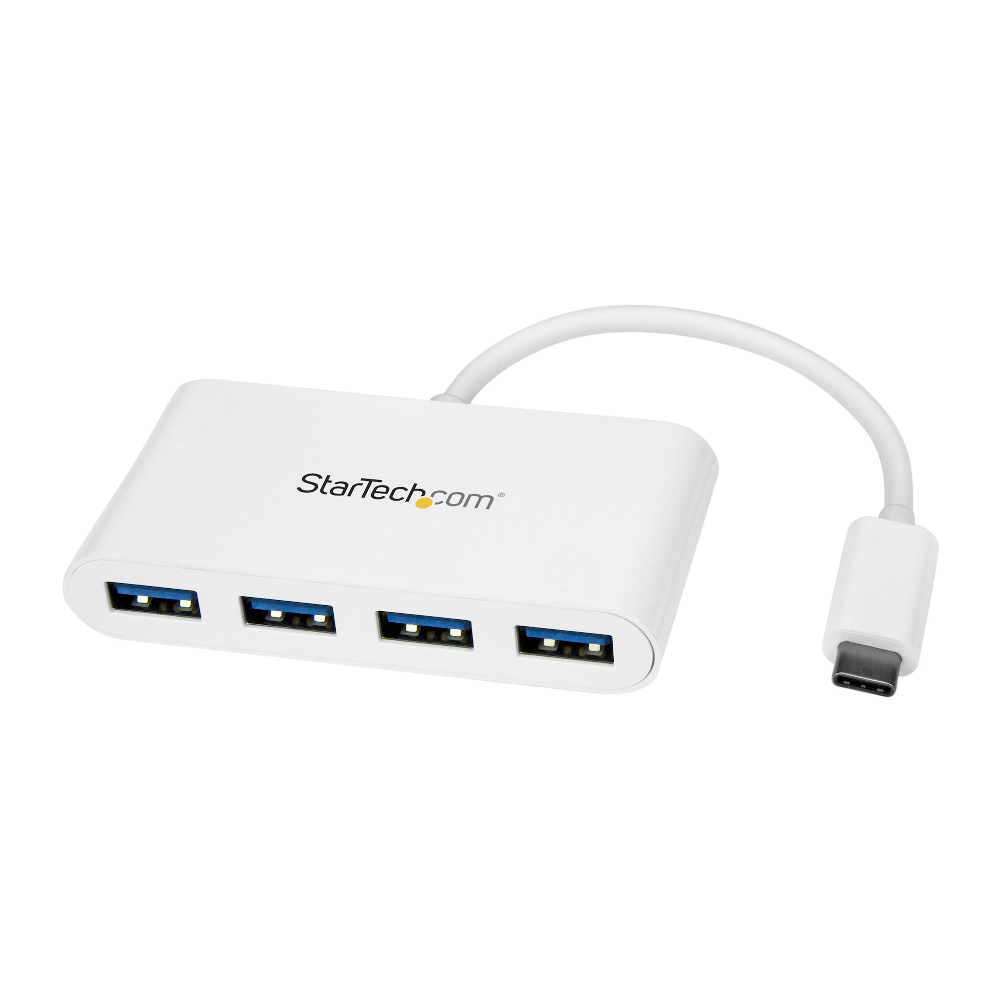 StarTech.com 4 Port USB 3.0 USB A, USB C  Hub, USB Bus Powered, 80 x 41 x 15mm
