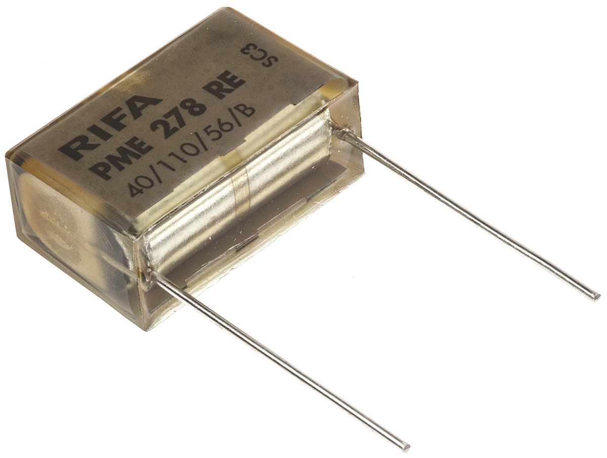 KEMET PME278 Paper Capacitor, 440V ac, ±20%, 100nF, Through Hole