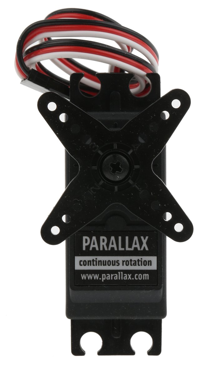 Parallax Inc 4/6 V Servo Motor, 50 rpm, 27 Ncm Max Output Torque, 20.8 mm Shaft Diameter