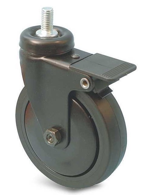 Guitel Hervieu Braked Swivel Castor Wheel, 40kg Capacity, 50mm Wheel