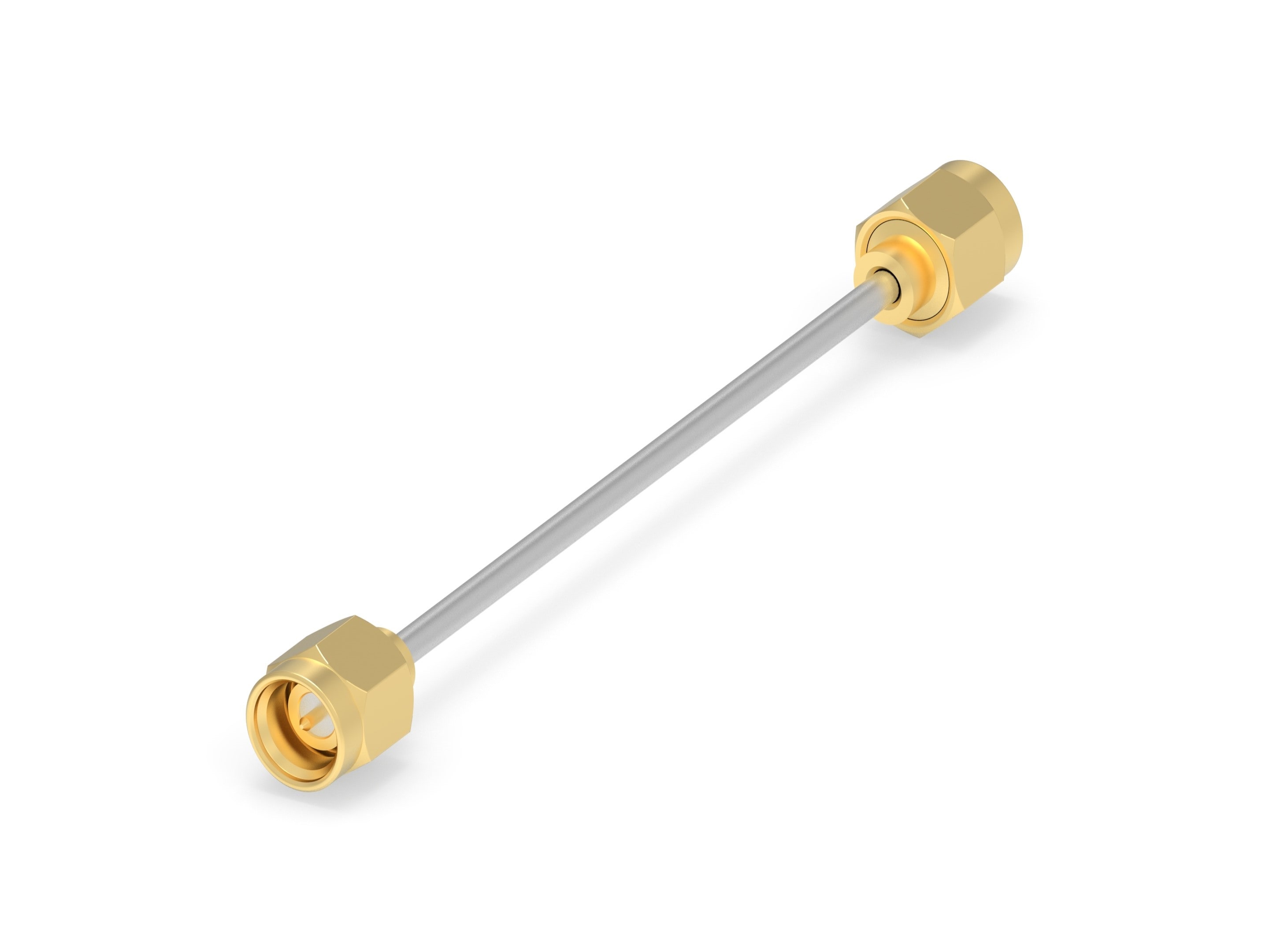 TE Connectivity 2480661 Series Male SMA to Male SMA, 76.2 mm 50 Ω