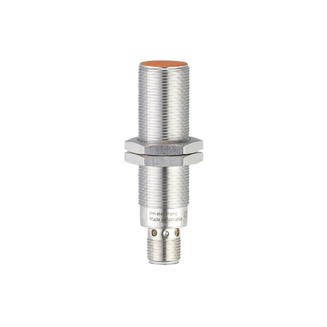 ifm electronic Inductive Threaded Barrel Proximity Sensor, M18, 8 mm Detection, PNP NO, 10 → 30 V dc