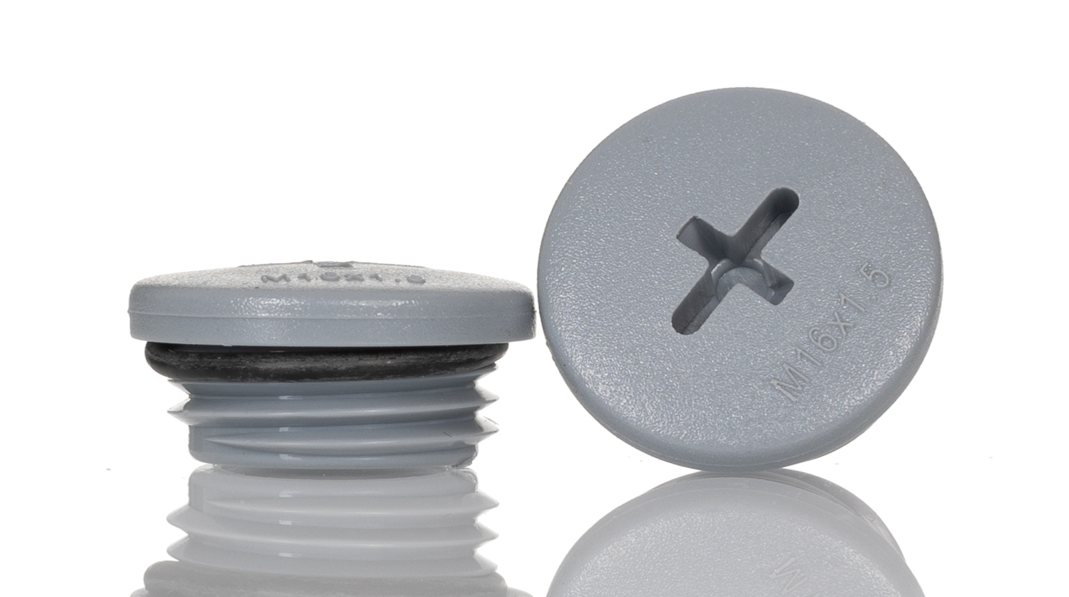 Alpha Wire Blanking Plug, M16, Chloroprene Rubber (O-Ring/Seal), Polyamide, 20mm Diameter, Threaded