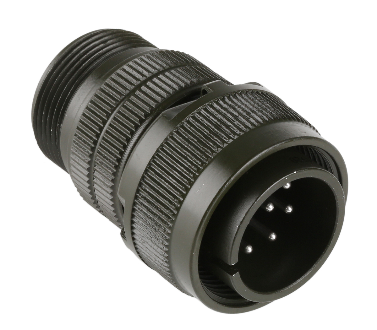 Amphenol Industrial, MS3106A, Copper Alloy 10 Way Cable Mount MIL Spec Circular Connector, Pin Contacts,Shell Size 18,