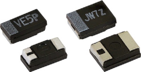 Vishay 220nF Tantalum Capacitor 35V dc, TMCU Series