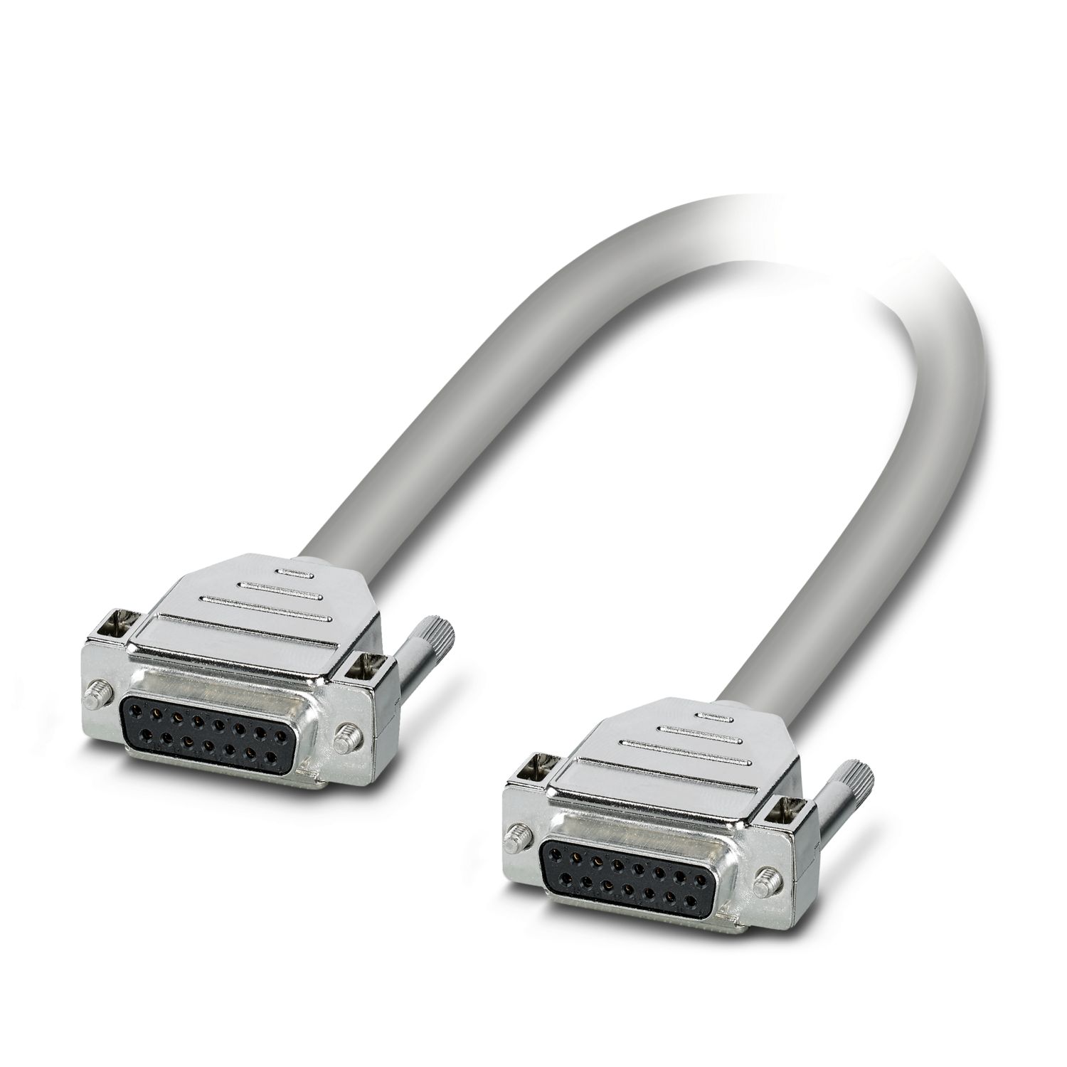 Phoenix Contact Female 15 Pin D-sub to Female 15 Pin D-sub Serial Cable, 1m