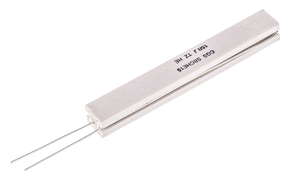 TE Connectivity 15Ω Wire Wound Resistor 17W ±5% SBCHE1515RJ