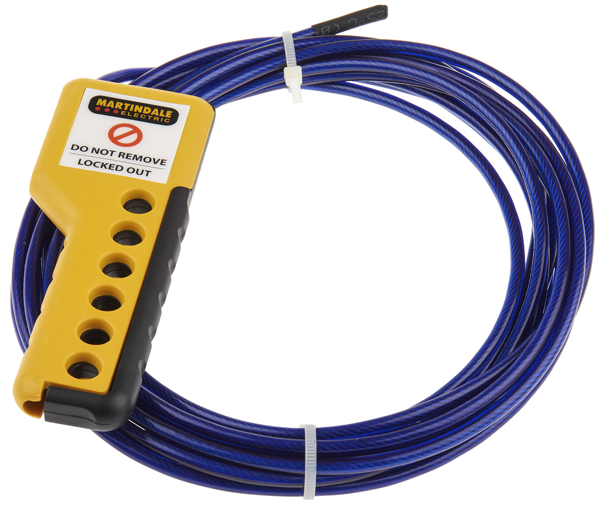 Martindale 6-Lock Lockout Cable, 9mm Attachment