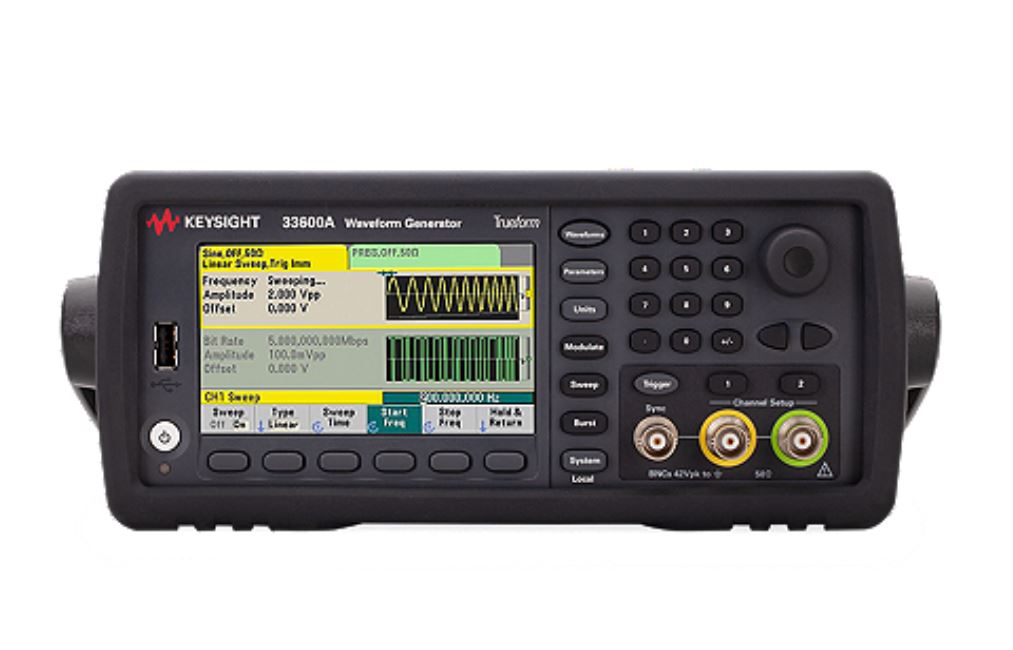 Keysight Technologies 33520B Function Generator, 1μHz Min, 30MHz Max, FM Modulation, Variable Sweep
