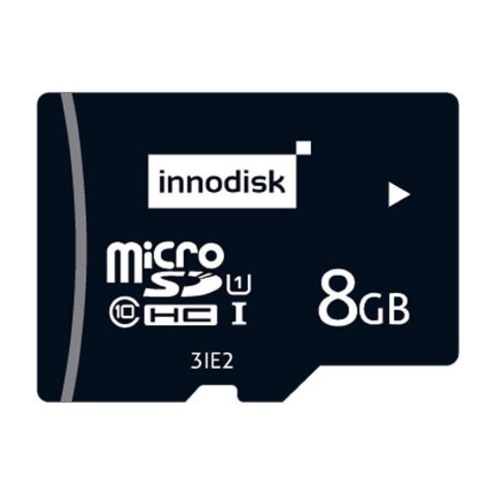 InnoDisk 8 GB Industrial MicroSDHC Micro SD Card, Class 10, U1, UHS-I