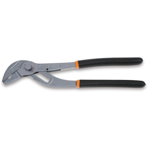 BETA Water Pump Pliers, 180 mm Overall, Straight Tip, 29mm Jaw