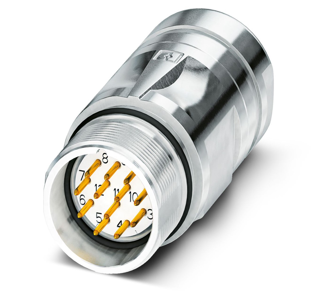 Phoenix Contact Circular Connector, 12 Contacts, Cable, M23 Connector, Plug, Male, IP67, CA Series