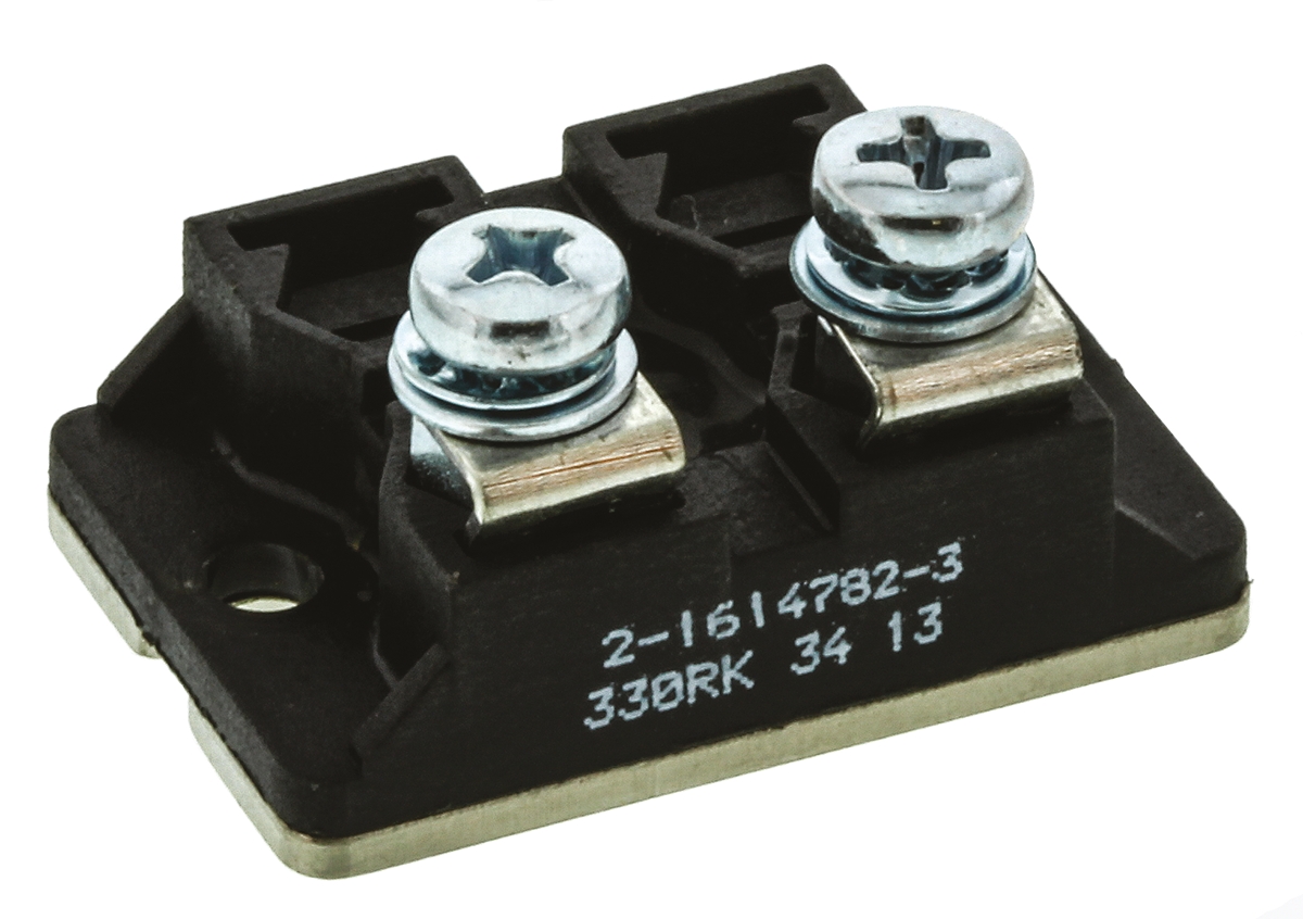 TE Connectivity, 330Ω 100W Thick Film Chassis Mount Resistor BDS2A100330RK ±10%