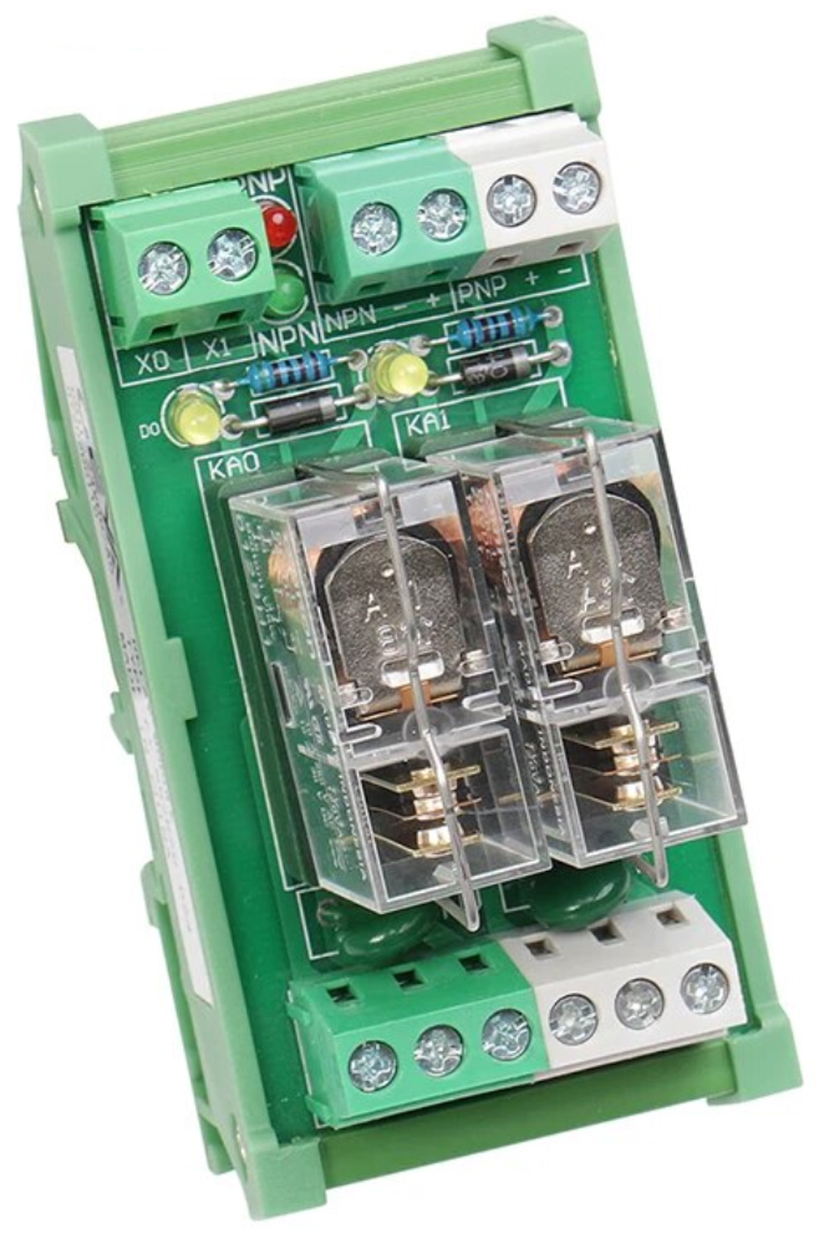 Seeit DIN Rail Power Relay, 12V Coil, 10A Switching Current, SPDT