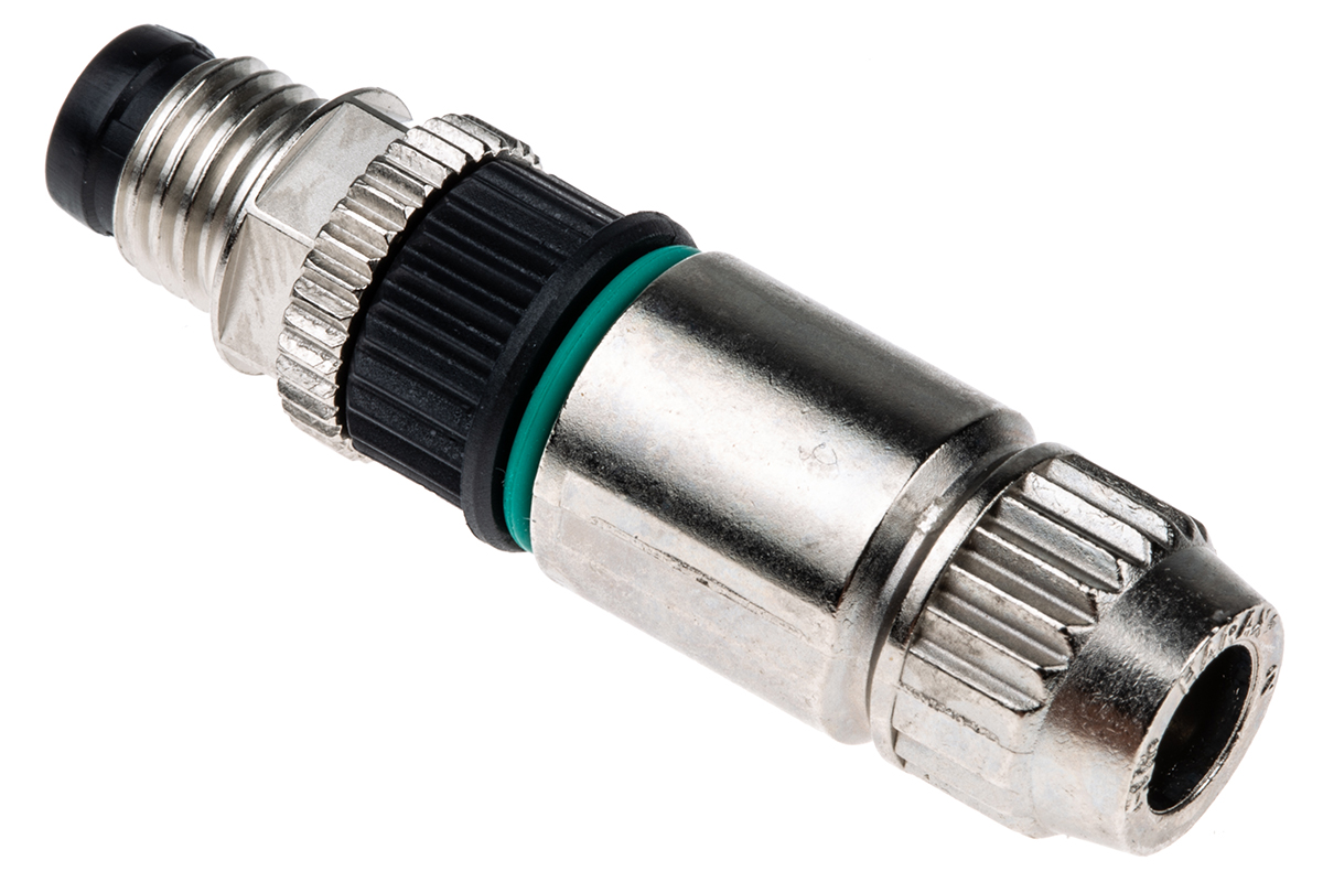 HARTING, HARAX 3 Pole M8, Standard Din Plug, Screw On, Male, Panel Mount