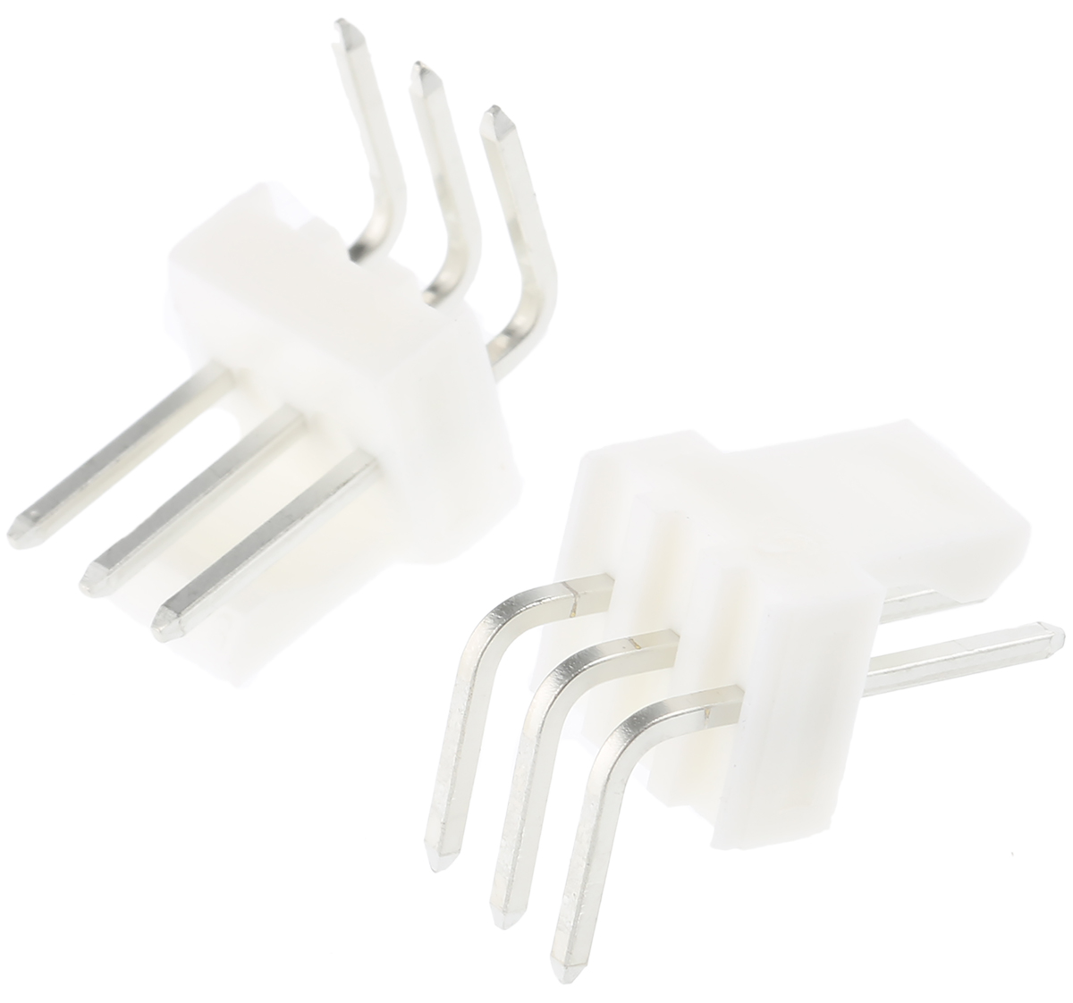 Molex KK 254 Series Right Angle Through Hole Pin Header, 3 Contact(s), 2.54 mm Pitch, 1 Row, Unshrouded