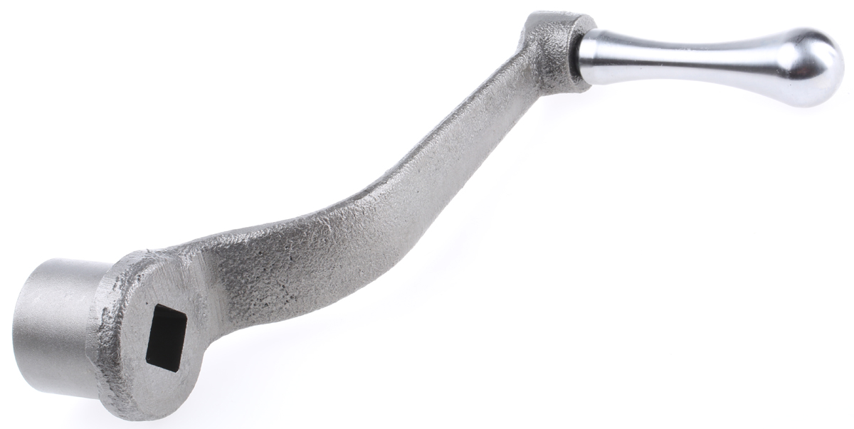 RS PRO Steel Revolving Crank Handle 200mm Radius