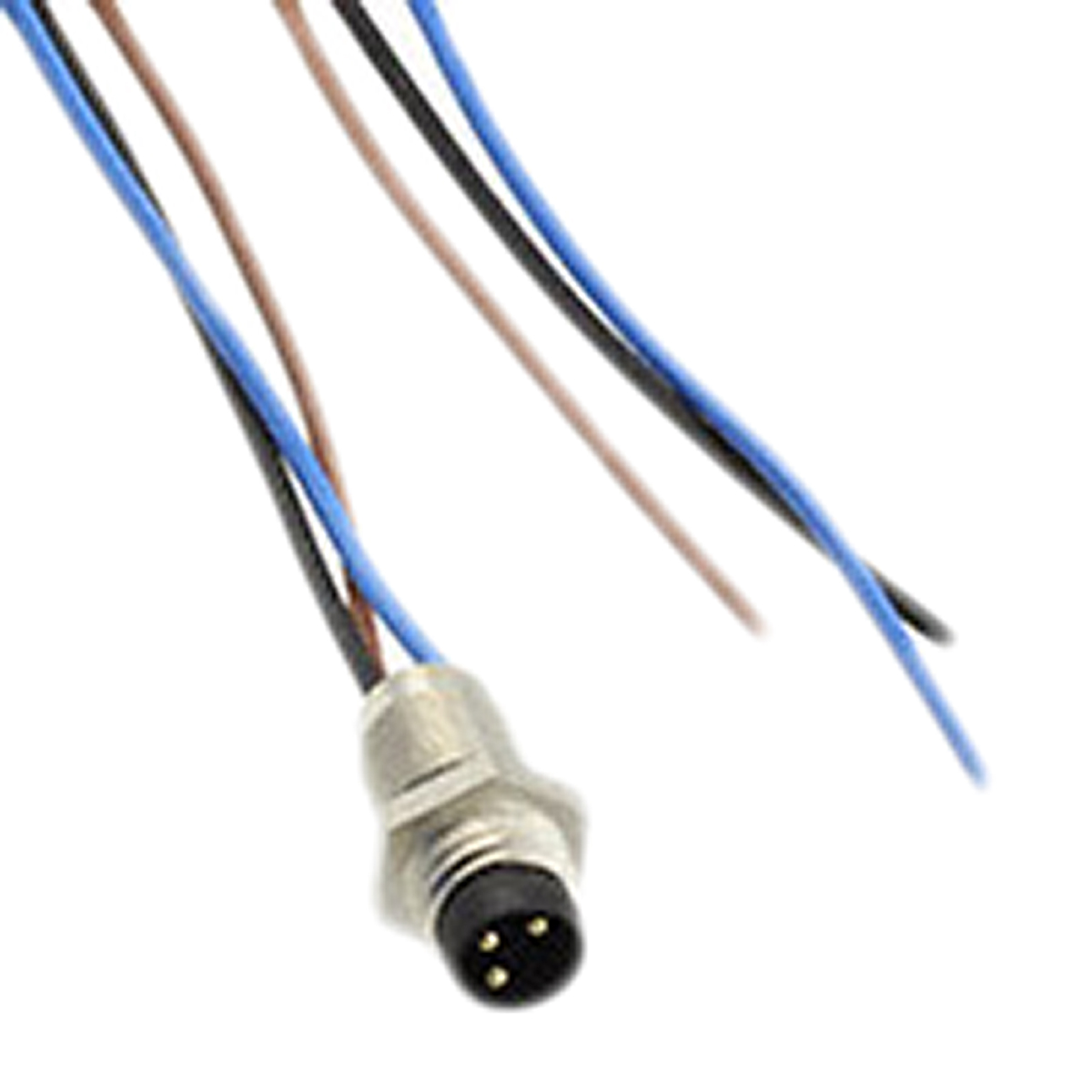 TE Connectivity Circular Connector, 3 Contacts, Panel, M8 Connector, Socket, Male, IP67, M8 Series
