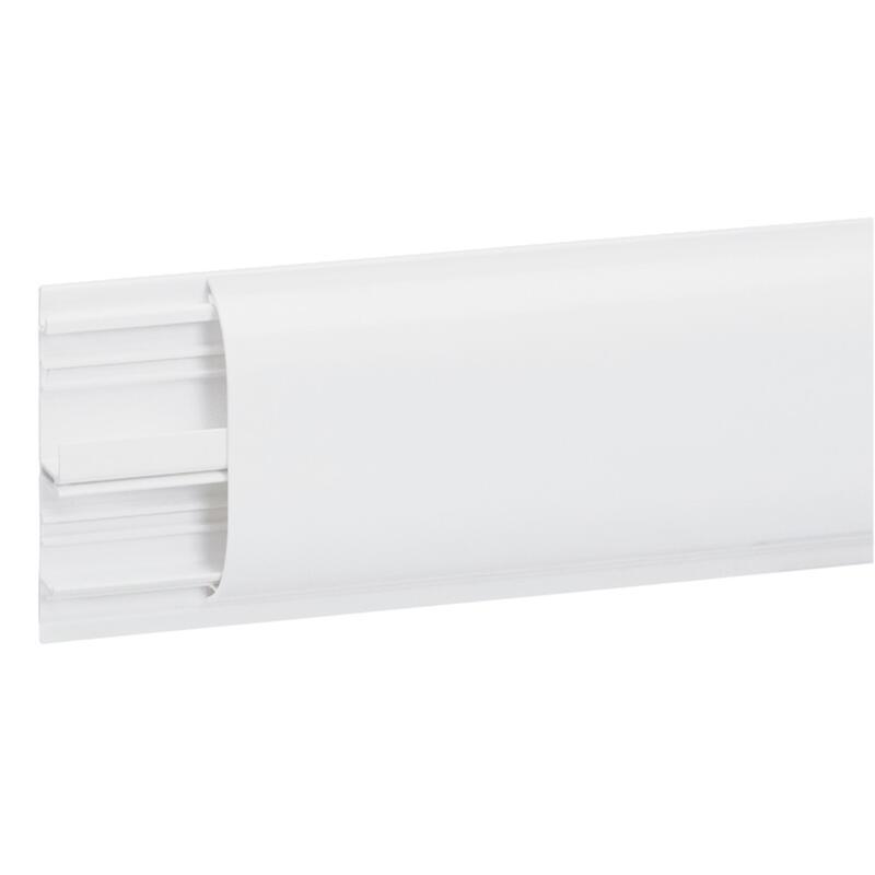 Legrand White Skirting Trunking, W80 mm x D20mm, L2m, PVC