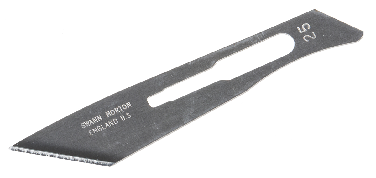 Swann-Morton Carbon Steel Scalpel Blade, 100 per Package
