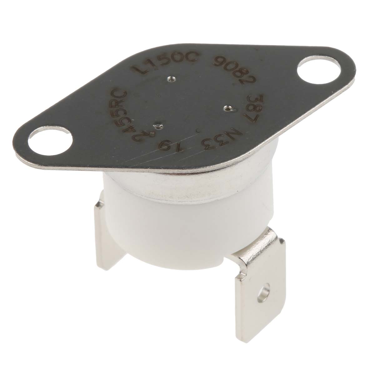 Honeywell Bi-Metallic Thermostat, Opens at +150°C, Closes at 135°C, +260°C Max, SPST NC, Automatic Reset, Bracket Mount
