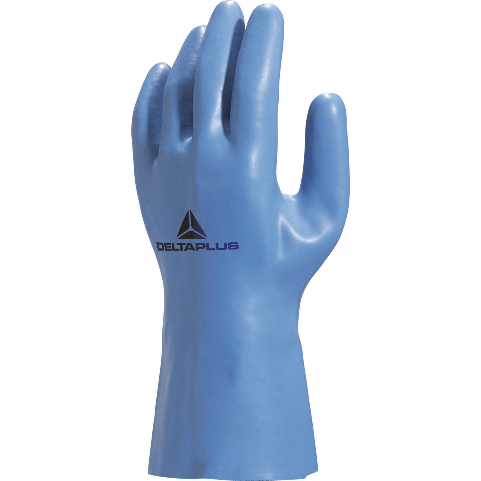 Delta Plus VENiseTTE VE920 Blue Cotton Cotton Work Gloves, Size 6, Latex Coating