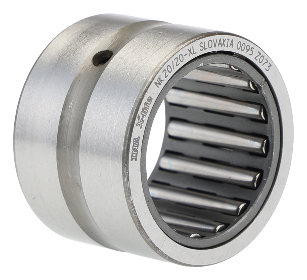 INA NK20/20-XL 20 mm ID Roller Bearing Needle, 28 mm OD