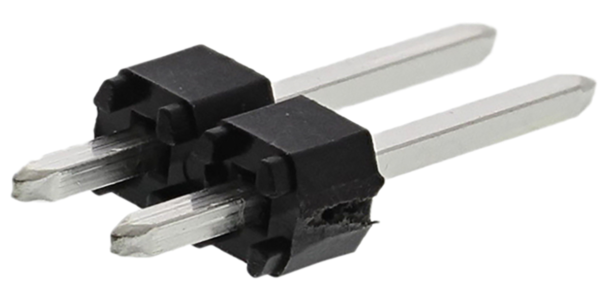 Molex C-Grid III Series Straight Through Hole Pin Header, 2 Contact(s), 2.54 mm Pitch, 1 Row, Unshrouded