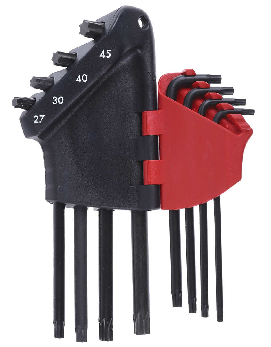 Facom 8-Piece Torx Key Set, L Shape, Long Arm