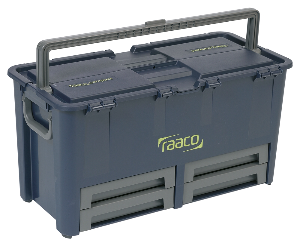 Raaco 4 drawers  Plastic Tool Box, 621 x 322 x 311mm