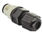 TE Connectivity Circular Connector, 4 Contacts, Cable, M12 Connector, Plug, Male, IP67, M12 Series